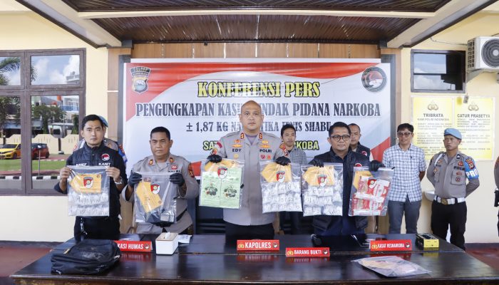 Lolos Dari Pelabuhan Pare-pare, Sabu 1,8 Kg di Amankan Satnarkoba Pinrang