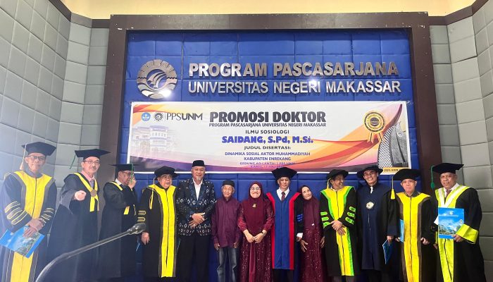 Saidang, Warek III UNIMEN Resmi Sandang Doktor