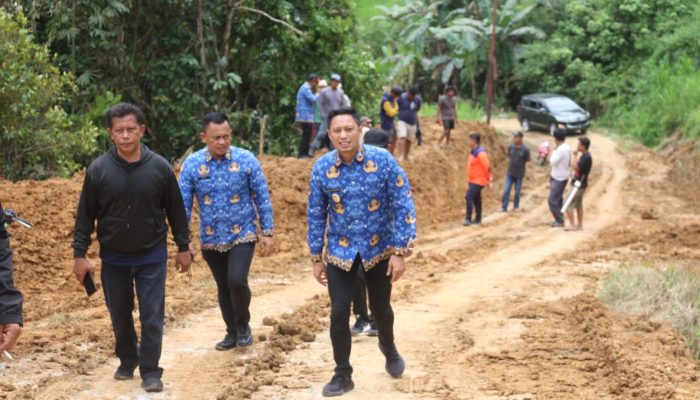 Bupati Enrekang Tinjau Akses Jalan Poros Desa Baringin Maiwa – Tallangrilau