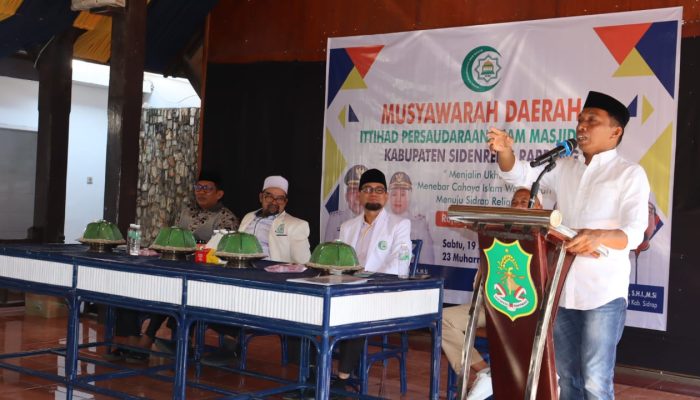 Bupati Sidrap Buka Musda IPIM, Imbau Imam Masjid Aktif Sukseskan Sidrap Berkah