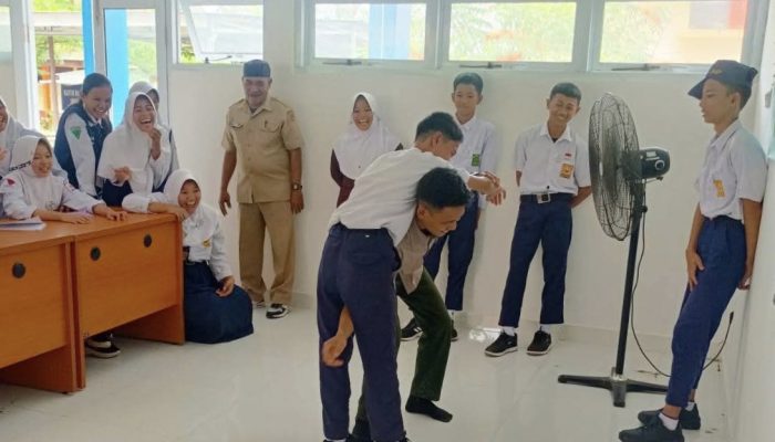 BPBD Sidrap Tanamkan Kesadaran Mitigasi Bencana Sejak Hari Pertama Sekolah