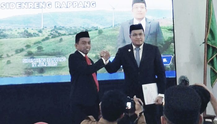 Andi Rahmat Saleh Dilantik Jadi Sekda Sidrap, Syahar: Jaga Profesionalisme dan Perkuat Koordinasi