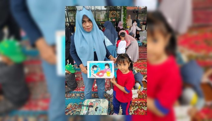 Medina Paris Alsava Raih Juara 3 Lomba Mewarnai Tingkat Taman Kanak kanak Sidrap