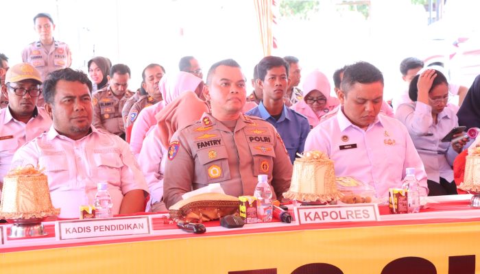 Kapolres Sidrap Letakkan Batu Pertama Pembangunan SPPG Baranti