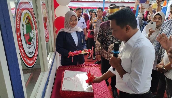 Bupati Sidrap Resmikan Kopdes Desa Sipodeceng 