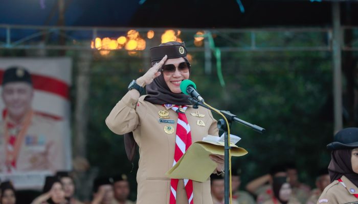 Semangat Pramuka Menggema di Barru, Bupati Buka Scout Competition 2025