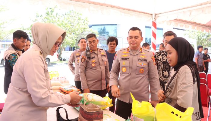 Polres Sidrap – Bulog Kolaborasi Jaga Stabilitas Ketersediaan Beras
