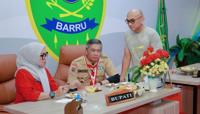 Bupati Barru Sambut Audiensi Panitia Merdeka Tour D’Barru 2025