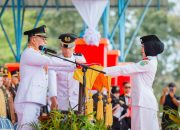 Wakil Bupati Barru Jadi Irup pada Upacara Penurunan Bendera HUT RI ke-80