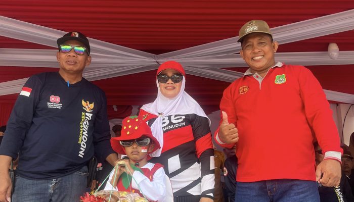 Wabup Sidrap Lepas Karnaval HUT RI di Panca Lautang