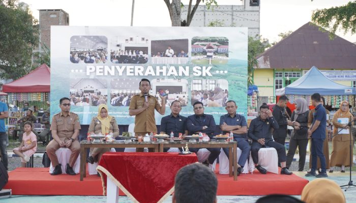 Sembilan Kepala Puskesmas Terima SK di Taman Usman Isa, Bupati Tekankan Peningkatan Pelayanan