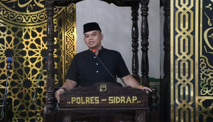 Wujudkan Polisi Berakhlak, Polres Sidrap Gelar Maulid 1447 H