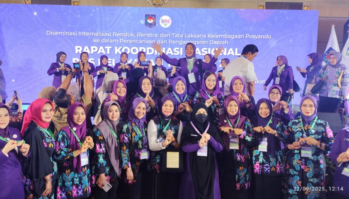 Haslindah Syaharuddin Ikuti Rakornas Posyandu untuk Dukung Indonesia Emas 2045