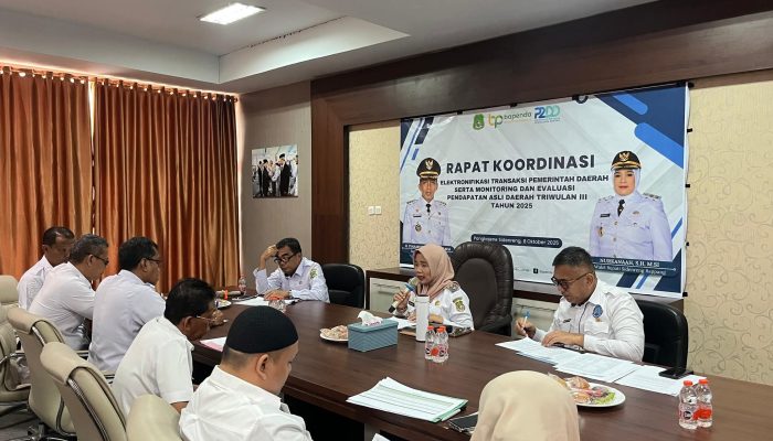 Sidrap Terus Perkuat Transaksi Nontunai, Wabup Pimpin Rapat ETPD dan Percepatan PAD