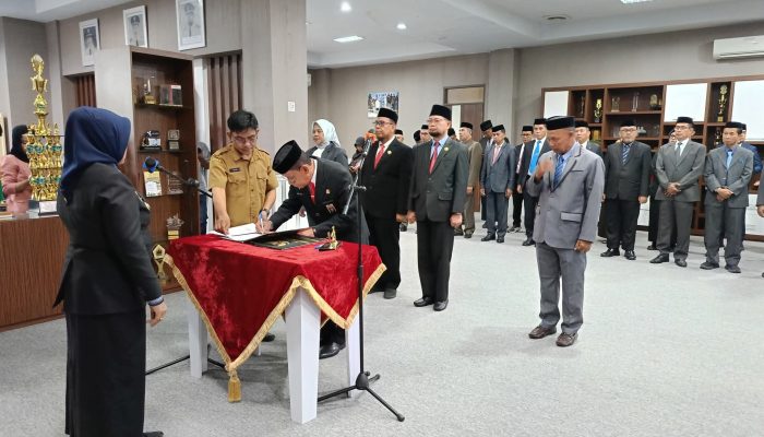 Lima Pejabat Tinggi Pratama Dilantik, Pemkab Sidrap Perkuat Kinerja OPD