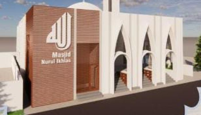 Peletakan Batu Pertama Pembangunan Masjid Nurul Ikhlas di Kanwil BPN Sulawesi Tengah