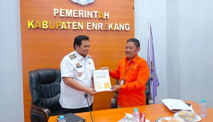 Wakil Bupati Enrekang Terima Kunjungan Statistik, Serahkan Data Pertumbuhan Ekonomi dan Kemiskinan