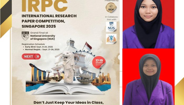 Membanggakan, Mahasiswa UNIMEN Lolos Kompetisi International Research Paper Competition Di Singapura