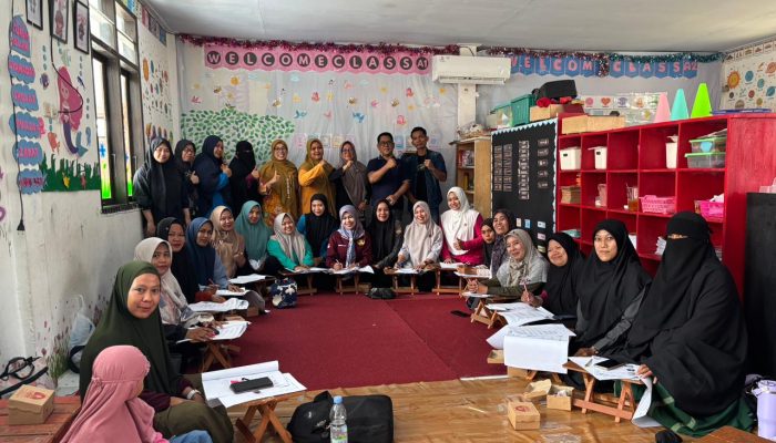 Disdikbud Sidrap Gelar Uji Keterbacaan Modul Buku Panduan APE di PAUD Percontohan