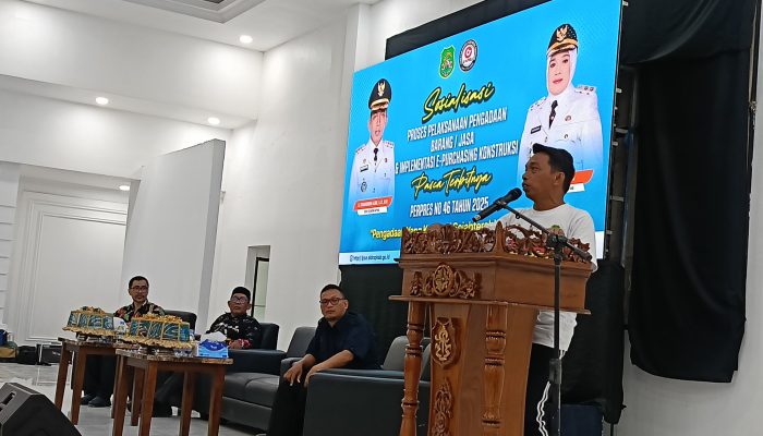 Sosialisasi Perpres PBJ, Bupati Sidrap Tekankan Keberpihakan Pelaku Usaha Lokal