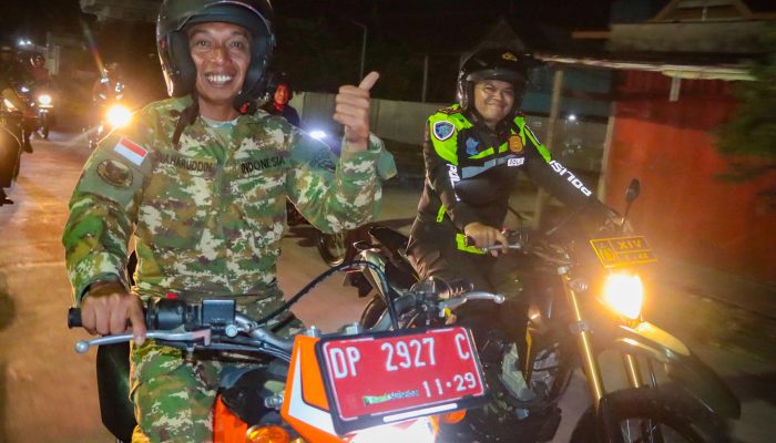 Gelar Patroli Gabungan, Fantry: Kolaborasi Pemkab Sidrap Menjaga Kamtibmas