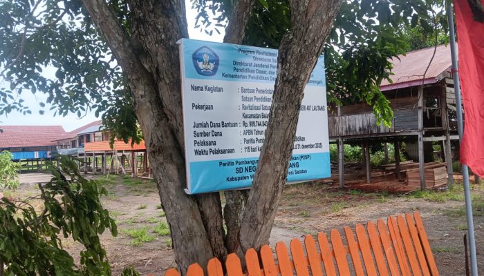 Proyek Revitalisasi SD Negeri 407 Lautang Belum Tuntas di Awal 2026, Serapan Anggaran APBN Rp 989 Juta Dipertanyakan