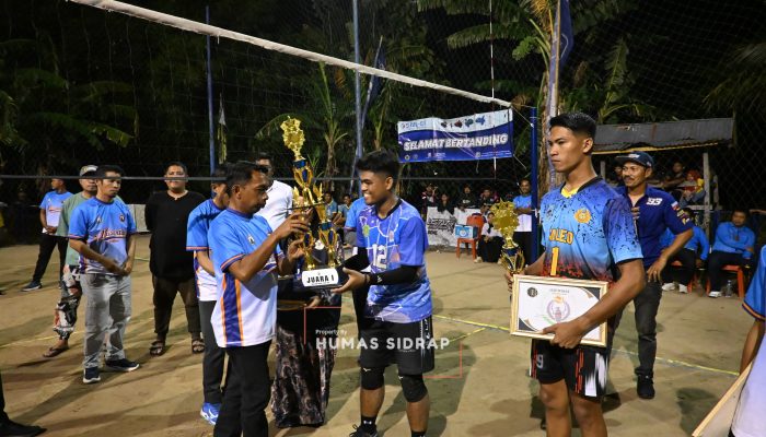 Bupati Tutup Nusantara Cup XIV, Turnamen Voli Lintas Daerah di Desa Takkalasi