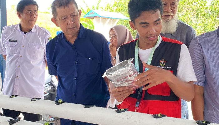 Mahasiswa KKN-T Unhas Gelar Sosialisasi dan Demonstrasi Pemanfaatan Pekarangan Rumah dengan Teknologi Hidroponik sebagai Upaya Meningkatkan Kemandirian Pangan