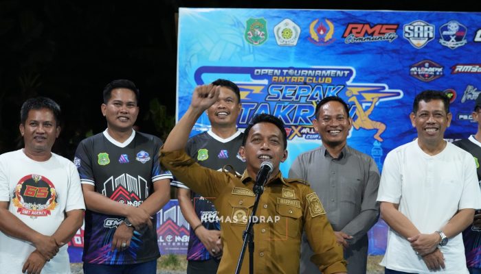 Bupati Tutup Turnamen Takraw di Rijang Pittu, Minta Digelar Rutin