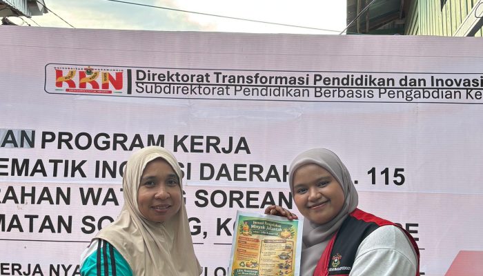 Mahasiswa KKN-T 115 Unhas Laksanakan Program Kerja Individu Inovatif di Kelurahan Watang Soreang