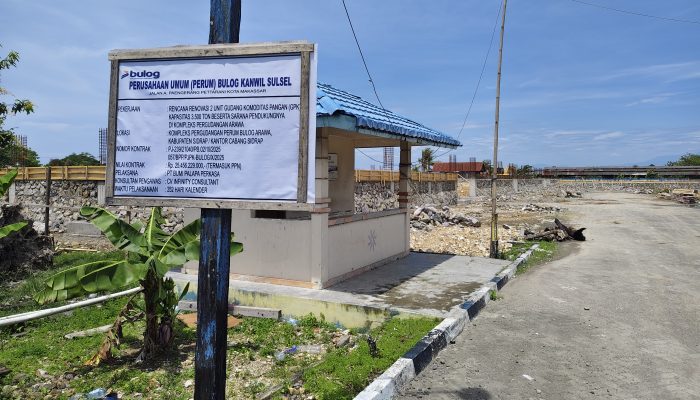 Tujuh Gudang Lama Dirobohkan, Proyek Bulog Rp25,4 Miliar di Sidrap Diduga Bangun Gedung Baru Tanpa Izin