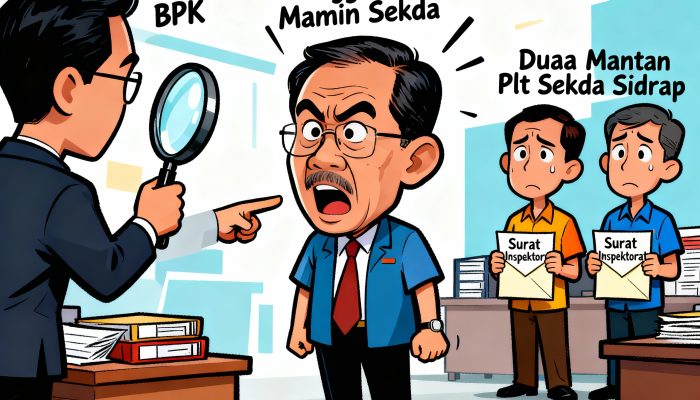 Anggaran Mamin Sekda Disorot BPK, Dua Mantan Plt Sekda Sidrap Resmi Disurati Inspektorat