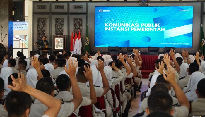 Biro Humas dan Protokol ATR/BPN Berikan Bekal Pengetahuan Komunikasi Publik dalam Rangka KKN Taruna STPN 2025