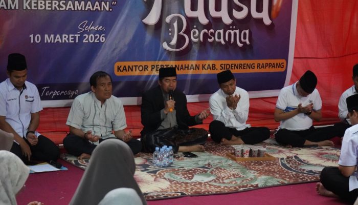 BPN Sidrap Gelar Buka Puasa Bersama Pimpinan dan Staf, Pererat Kebersamaan