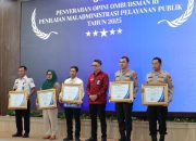 BPN Sidrap Terima Penghargaan Ombudsman RI atas Penilaian Maladministrasi Pelayanan Publik 2025.