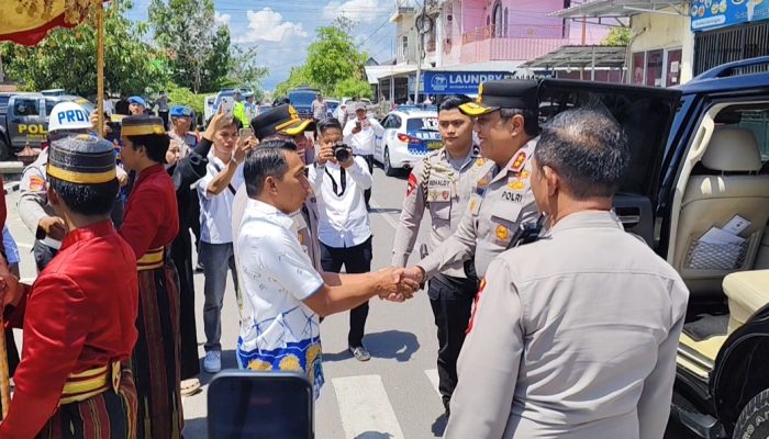 Bupati Sidrap Jemput Kapolda Sulsel untuk Tinjau Pospam Mudik Lebaran
