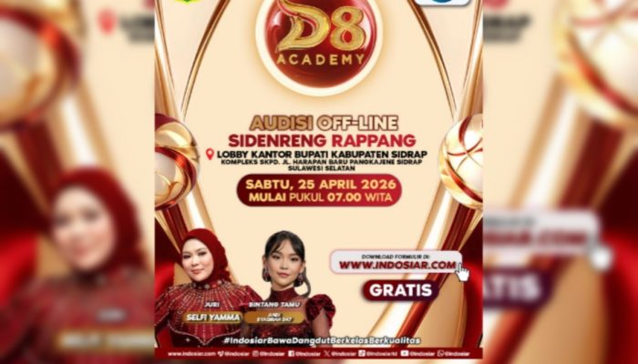 Audisi D’Academy 8 Guncang Sidrap dan Makassar, Selfi Yamma Turun Langsung Cari Bintang Baru