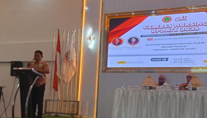 Celebes Nursing Update 2026: Roadshow Workshop DPW PPNI Sulsel Digelar di Sidrap