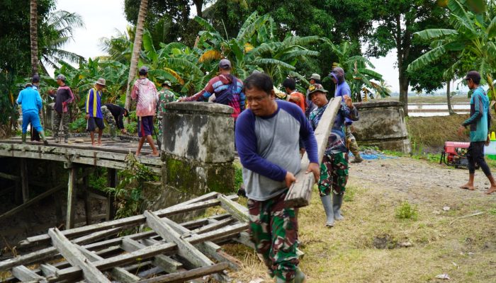 Jembatan Merah Putih Hadir di Kanie, Kodim 1420 Sidrap Buka Akses Baru dan Harapan Ekonomi Warga