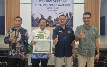 BPN Sidrap Raih Penghargaan dari KPPN Parepare pada Stakeholder Day 2026