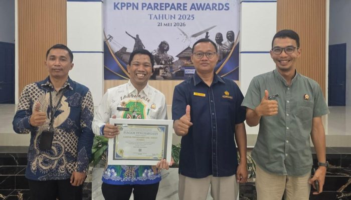 BPN Sidrap Raih Penghargaan dari KPPN Parepare pada Stakeholder Day 2026
