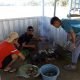 Nikmati Liburan di Jembatan Pelangi Lagading, Bakar Ikan Bersama Teman Sekolah Jadi Momen Seru