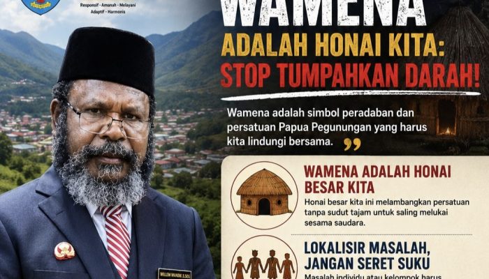 Bupati Tolikara Minta Seluruh Elemen Masyarakat Bersatu Ciptakan Damai di Papua Pegunungan