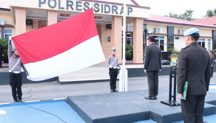Amalkan Nilai Pancasila, Polres Sidrap Gelar Upacara Hari Lahir Pancasila 2026