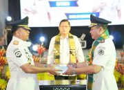 Pedang Pora Iringi Perpisahan Sutarno, Gumilar Budirahayu Resmi Nahkodai Lapas Makassar