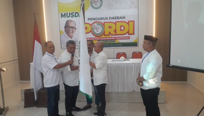 Musda PORDI Sidrap Aklamasi Ismail Aksa, Usung Mimpi Besar Bangun 1.000 Gardu Domino