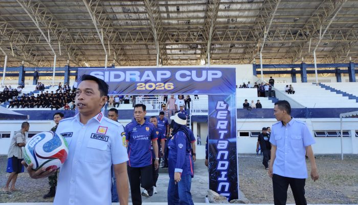 Syaharuddin Alrif Resmi Buka Sidrap Cup 2026, 24 Tim Berebut Hadiah Rp350 Juta