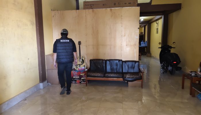 Tipiter Polres Sidrap Sisir Gudang Misterius, Pemilik Diduga Angkut Rokok Sebelum Polisi Datang