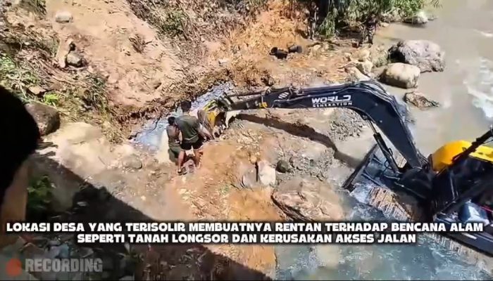 Tembus Jalur Ekstrem Pedalaman Sidrap, Dandim 1420 Tinjau Pembangunan Jembatan Garuda Merah Putih di Tanatoro