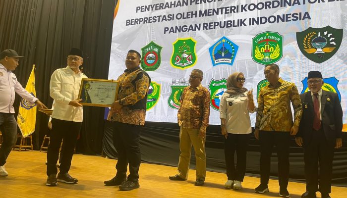 Syaharuddin Alrif Raih Penghargaan DPP Apdesi atas Penguatan Ketahanan Pangan Desa